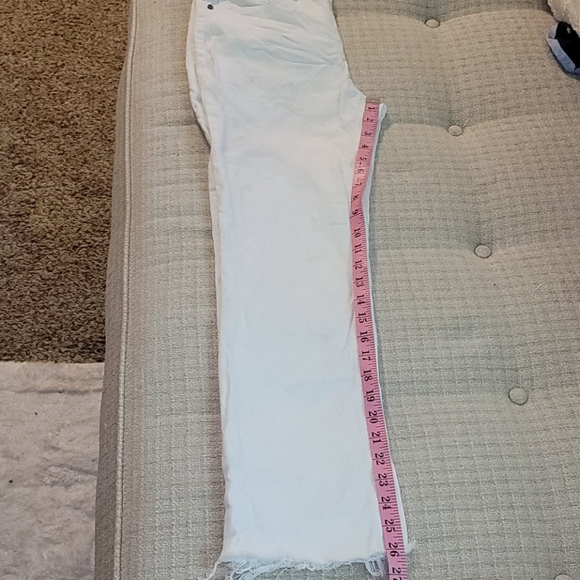 Kenneth Cole White Wash Jeans Sz 4 - Picture 10 of 12